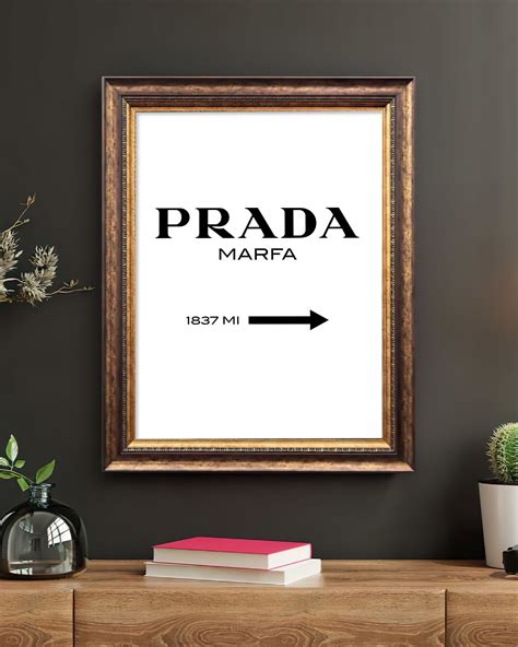 Prada wall decor